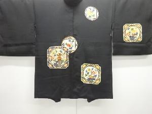 絵皿に鳥模様絵羽織